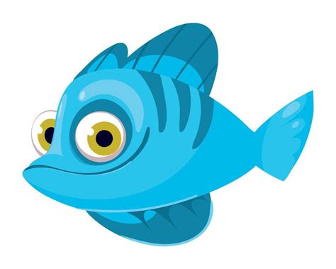 blue fish icon 16768324 Vector Art at Vecteezy