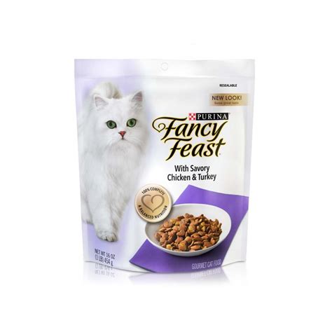 Fancy Feast Cat Dry Food Savory Chicken & Turkey 454g