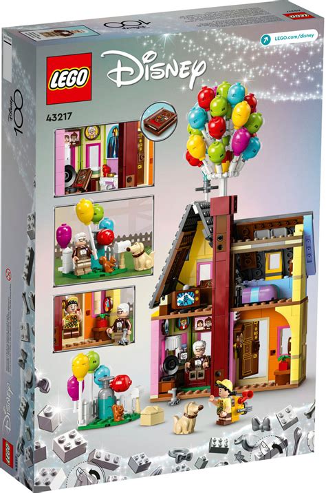 LEGO Disney And Pixar 'Up' House 43217 Disney 100 Celebration Building Toy Set For Kids And ...