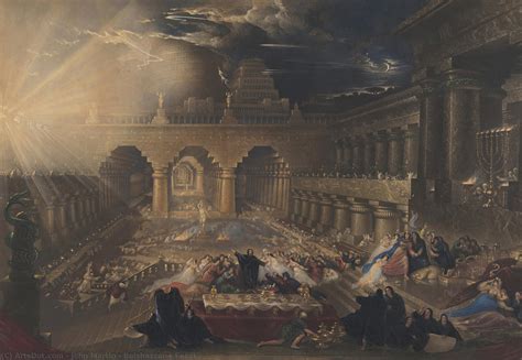 Paintings Reproductions Belshazzar`s Feast by John Martin (1789-1854 ...