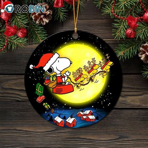 Snoopy Christmas Ornament - Christmas Decorations - RobinPlaceFabrics