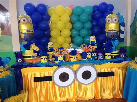 Despicable me party - mini on party theme #despicableme #party #theme #minion #colors | Minion ...