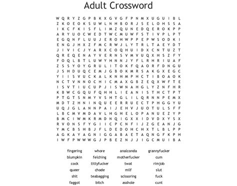 Swear Word Word Search Printable - Printable Word Searches