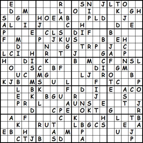 Sudoku Puzzle Types