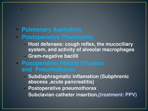 Post operative complication - ppt download