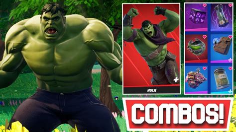 *NEW* BEST HULK SKIN [BOTH STYLES] [HULK BUNDLE] COMBOS! | Fortnite ...