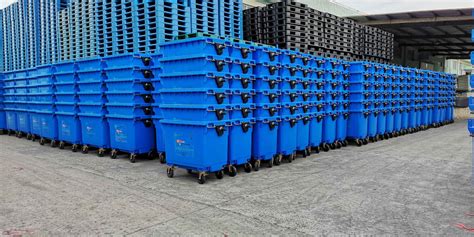 1100L plasti1100L plastic industrial waste container bin