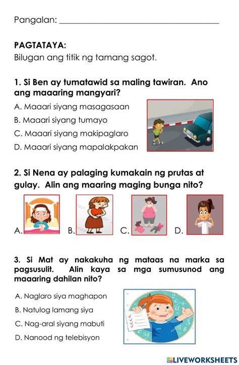 Filipino Sanhi At Bunga Worksheet Live Worksheets – NBKomputer