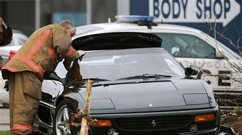 Buyer crashes Ferrari convertible during test drive