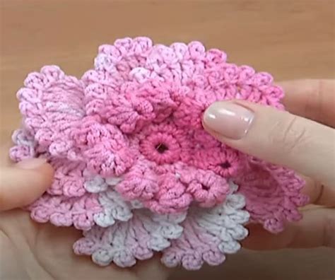 Crochet Picot Flower Video Tutorial - We Love Crochet