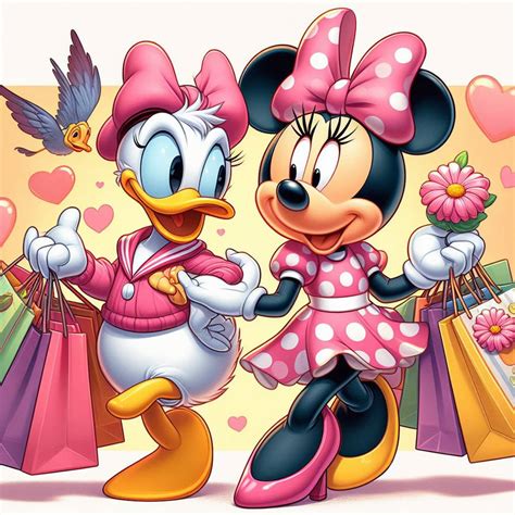 Minnie and Daisy by Gumbit on DeviantArt