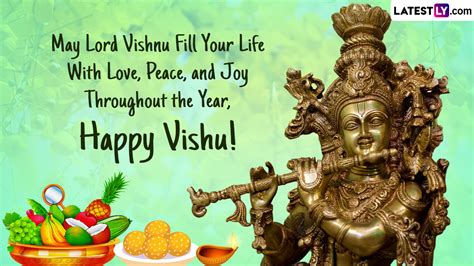 Vishu 2023 Wishes & Kerala New Year Greetings: WhatsApp Messages, Vishu Images & HD Wallpapers ...