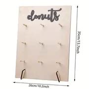 Wooden Donut Display Stand Dessert Holder Creative Diy - Temu