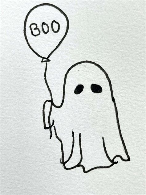 15 Ghost Drawing Ideas: How To Draw A Ghost