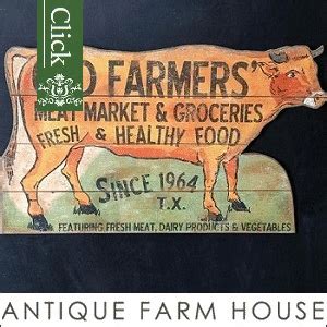 Large DIY Wall Art - Create and Babble Farmers Market Sign, Meat Markets, Floor Stickers ...