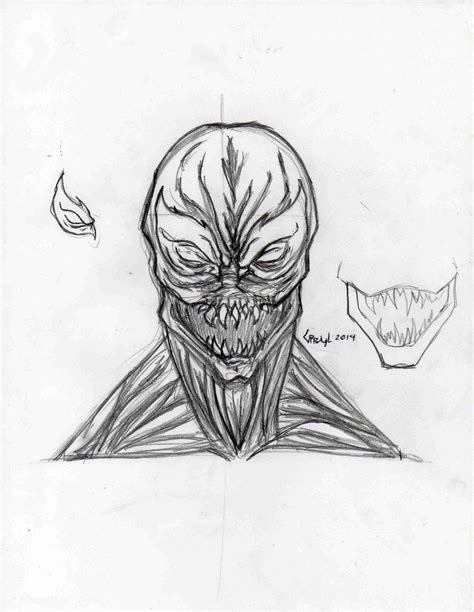 Carnage face sketch by TefenTheScorpion on DeviantArt