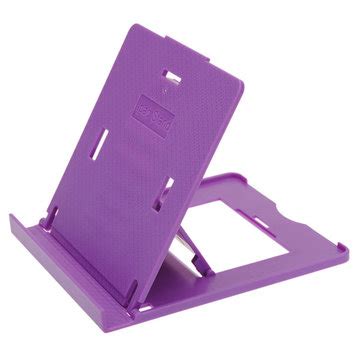 Plastic Adjustable Folding Stand Holder For Tablet Purple