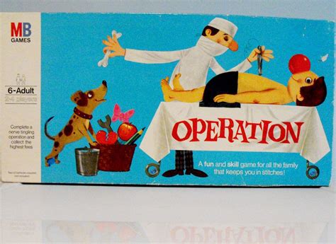 The Classic operation board game by Milton Bradley Company | Popular ...