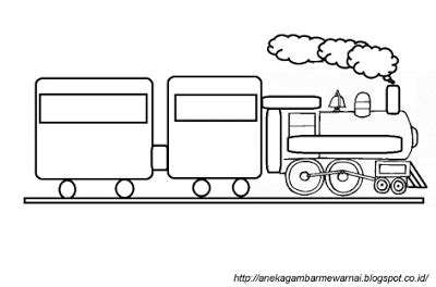 kereta api animasi hitam putih - Bernadette Taylor