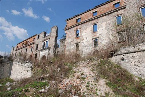 Remains of Hapsburg Castle, Slovenia Stock Image - Image of house, remains: 83797109