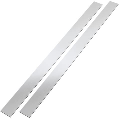 2 Pcs Stainless Steel Trim Strips 304 Brushed Stainless Steel Trim Metal Finishing Sheet Metal ...