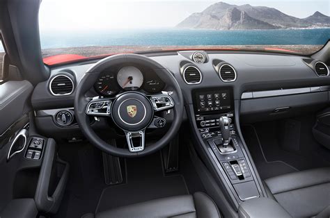 2017 Porsche 718 Boxster Fully Revealed with Turbo Flat-Four Engines