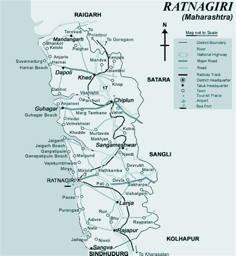 Ratnagiri map - Konkankatta.in