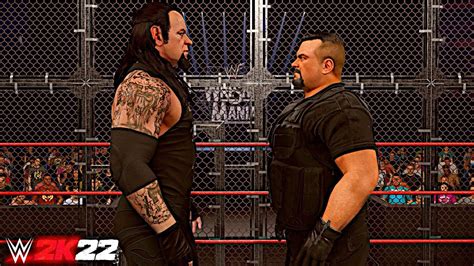 WWE 2K22: THE UNDERTAKER VS. BIG BOSS MAN (HELL IN A CELL MATCH ...