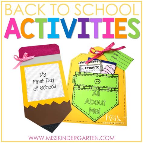 The Ultimate GUIDE For First Day of School Activities! - Miss Kindergarten