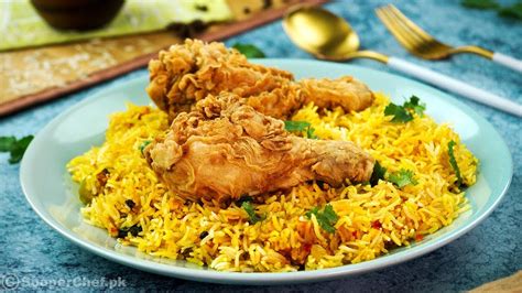 Chicken Biryani With Fried Chicken