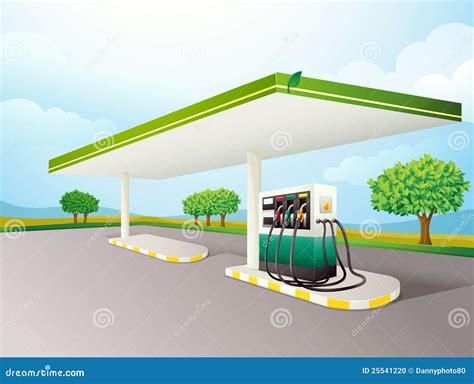 Petrol Pump Illustrations Cartoon Vector | CartoonDealer.com #23498951