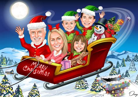 Cartoon Family Christmas Cards 2022 – Get Christmas 2022 Update