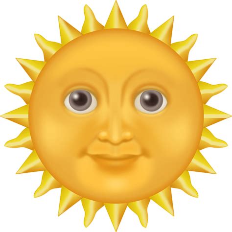 Sun Face clipart. Free download transparent .PNG | Creazilla