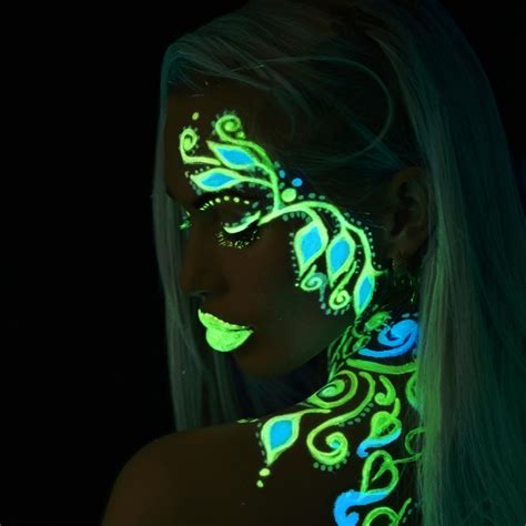 Glow in the Dark Body and Face Painting Set