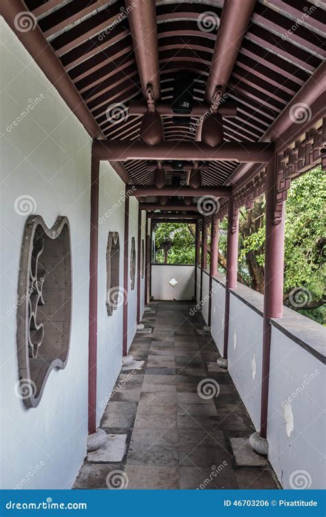 Temple Hall Kowloon Walled City Park Hong Kong Stock Photo - Image of ...