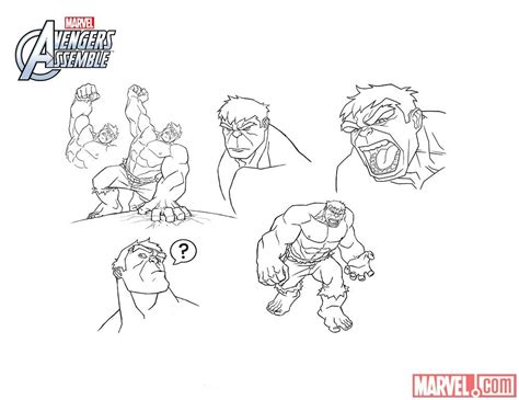 CHARACTER MODEL — Hulk [ Marvel Avengers Assemble ] via Marvel.com