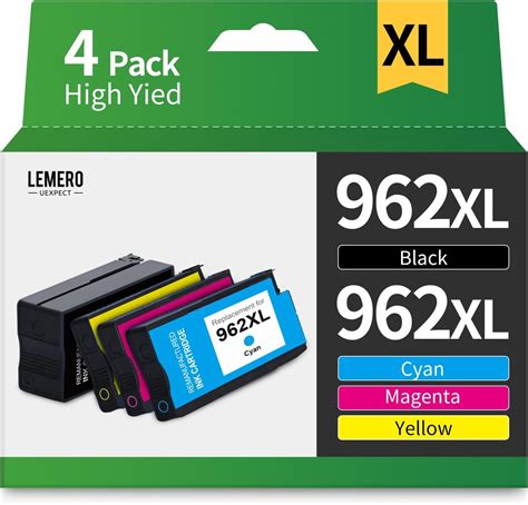 962XL 962 Ink Cartridges Replacement for HP Printer Ink 962 XL 962XL ...