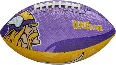 Wilson American Football NFL JR TEAM LOGO, Junior Size, Rubber – BigaMart