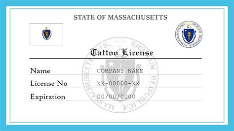 Massachusetts Tattoo License | License Lookup