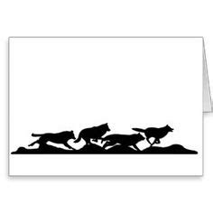 Wolf Silhouette Tattoo at GetDrawings | Free download