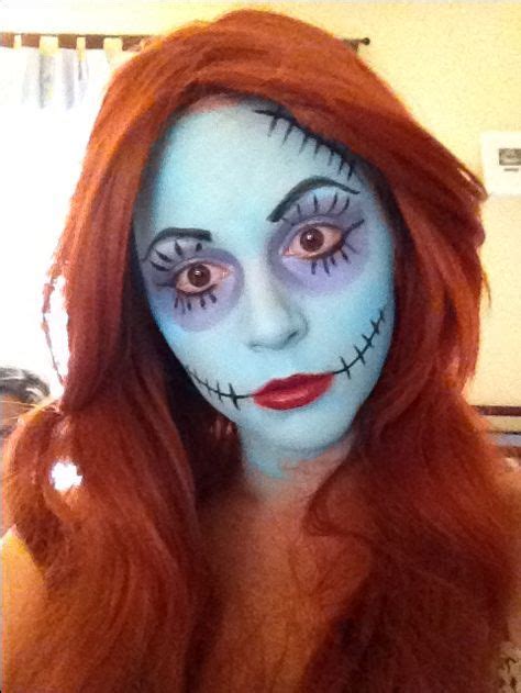 Sally makeup from Nightmare Before Christmas | Nightmare before christmas costume, Sally ...