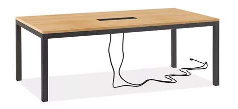 Parsons Conference Tables with Tabletop Power & Charging Outlets - - Modern Dining Room & Kit ...