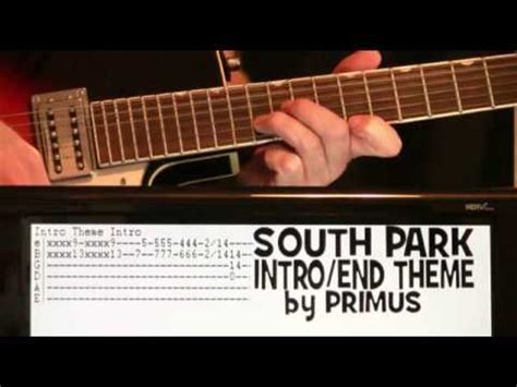 South Park Intro Theme & End Credits Guitar Tutorial Tab & Chords Lesson by Primus Chords - Chordify