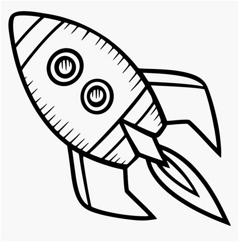 Cliparts For Free Download Rocketship Clipart Drawing - Spaceship Clipart, HD Png Download - kindpng