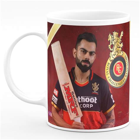 Buy Chhaap Virat Kohli RCB Ipl Team Mugs Gift for Ipl Lover Cricket ...