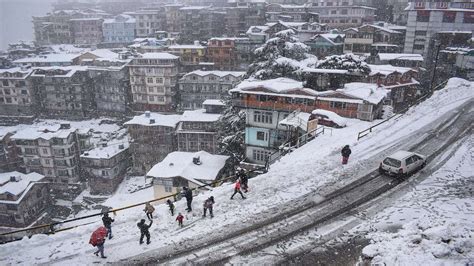 Shimla Himachal Pradesh heaviest fresh snowfall Mcleod Ganj IMD ...