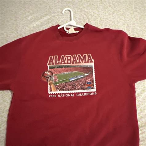 Red Alabama football 2009 state champion ship... - Depop