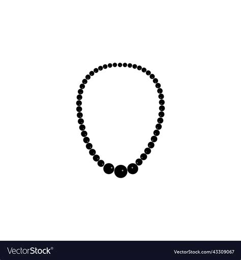 Necklace logo Royalty Free Vector Image - VectorStock