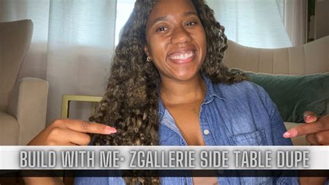 ZGallerie Inspired Side Table Build• Affordable Luxury Furniture• Home Depot Furniture ...