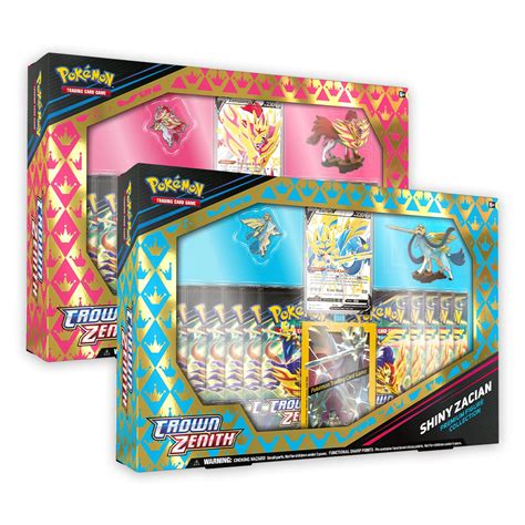 Pokémon TCG: Crown Zenith Premium Figure Collection Bundle—Shiny Zacia – Eclipse Cards